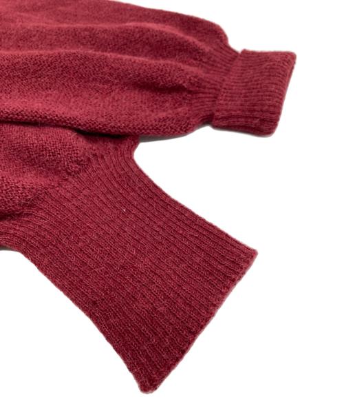 peruvian connection（ペルビアンコネクション）peruvian connection (ペルビアンコネクション) 80s アルパカカーディガン レッド サイズ:Lの古着・服飾アイテム