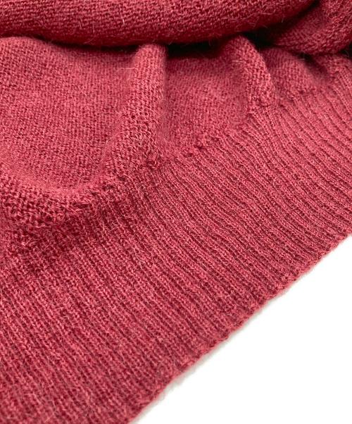 peruvian connection（ペルビアンコネクション）peruvian connection (ペルビアンコネクション) 80s アルパカカーディガン レッド サイズ:Lの古着・服飾アイテム