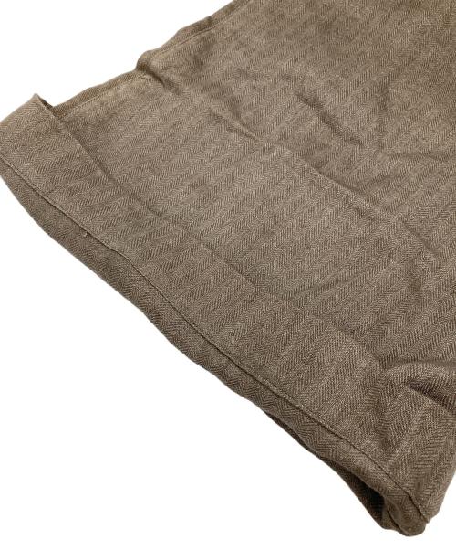 O- 0-CHO-RUI.LAB（オーレイチョウルイラボ）O- 0-CHO-RUI.LAB (オーレイチョウルイラボ) リネンハーフパンツ ブラウン サイズ:Mの古着・服飾アイテム