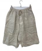 0-CHO-RUI.LABレイチョウルイラボ）の古着「リネンハーフパンツ」｜アイボリー