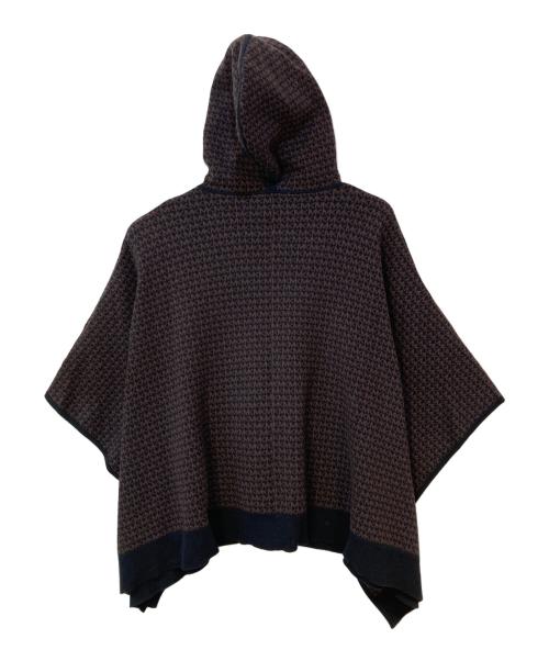 MICHAEL KORS（マイケル・コース）MICHAEL KORS (マイケルコース) ポンチョニットパーカー ブラウン サイズ:L/XLの古着・服飾アイテム