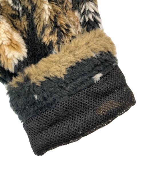 KITH（キス）KITH (キス) 22FW Merrick Wolves Sherpa Hoodie(メリック ウルヴズ シェルパ フーディー) ベージュ×ブラック サイズ:M 未使用品の古着・服飾アイテム