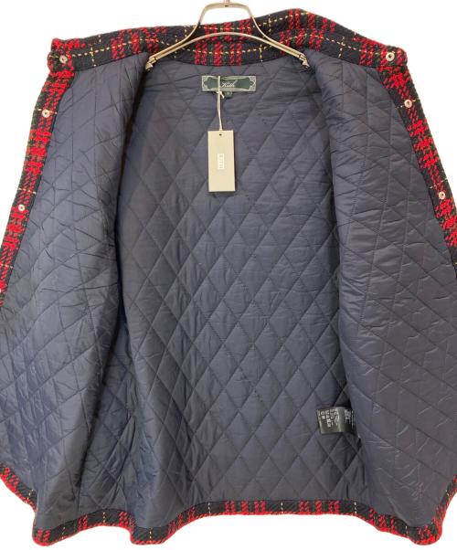 KITH（キス）KITH (キス) 23FW Brixton Puffed Shirt Jacket レッド サイズ:Lの古着・服飾アイテム