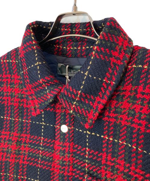 KITH（キス）KITH (キス) 23FW Brixton Puffed Shirt Jacket レッド サイズ:Lの古着・服飾アイテム