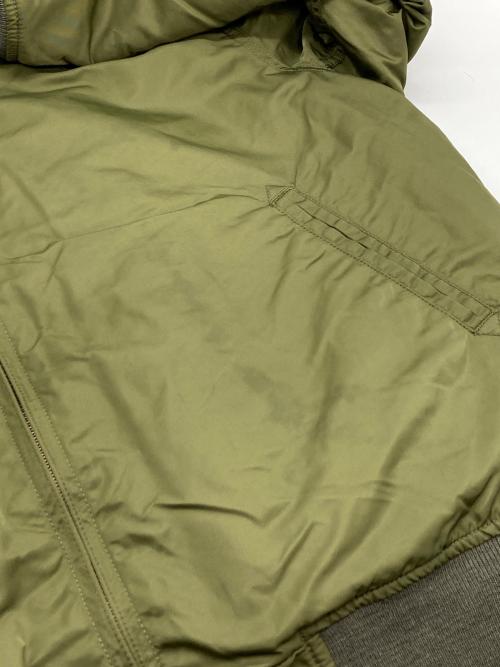 Engineered Garments（エンジニアドガーメンツ）Engineered Garments (エンジニアドガーメンツ) LL Jacket  Flight Satin(LLジャケットフライトサテン) カーキ サイズ:XLの古着・服飾アイテム