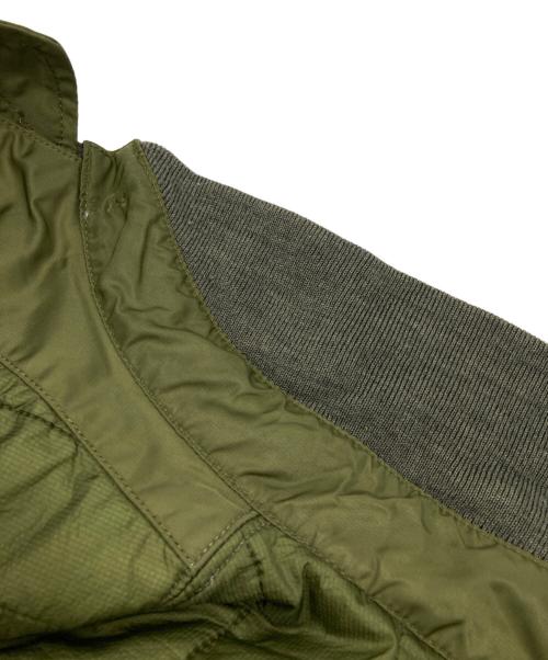 Engineered Garments（エンジニアドガーメンツ）Engineered Garments (エンジニアドガーメンツ) LL Jacket  Flight Satin(LLジャケットフライトサテン) カーキ サイズ:XLの古着・服飾アイテム