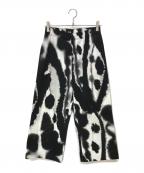 me ISSEY MIYAKEミーイッセイ ミヤケ）の古着「タイダイ柄 イージーパンツ」｜ブラック