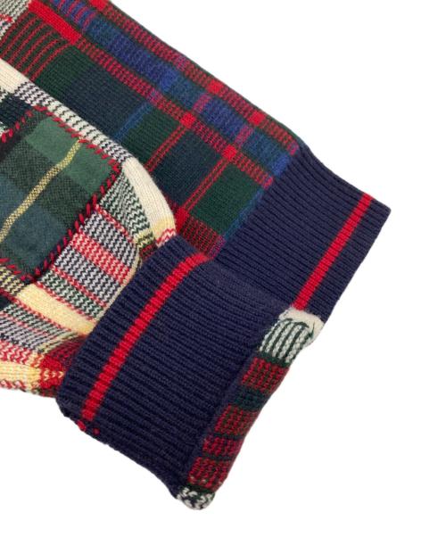 POLO RALPH LAUREN（ポロ・ラルフローレン）POLO RALPH LAUREN (ポロ・ラルフローレン) パッチワークカーディガン マルチカラー サイズ:Sの古着・服飾アイテム