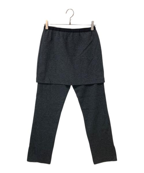 JOURNAL STANDARD（ジャーナルスタンダード）JOURNAL STANDARD (ジャーナルスタンダード) ウールライクカットソーレイヤードパンツ ブラック サイズ:-の古着・服飾アイテム