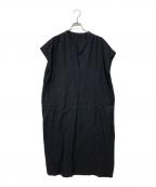 JOURNAL STANDARDジャーナルスタンダード）の古着「リネンノースリーブワンピース」｜ブラック