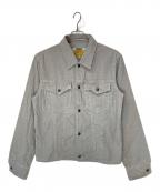 LEVI'S VINTAGE CLOTHINGリーバイス ビンテージ クロージング）の古着「SLIM FITSFLINT GRAY 復刻コーデュロイジャケット」｜グレー