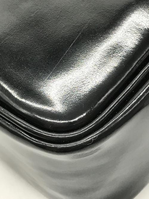 COMME des GARCONS（コムデギャルソン）COMME des GARCONS (コムデギャルソン) パテントレザー 2WAY ミニハンドバッグ ブラック サイズ:-の古着・服飾アイテム