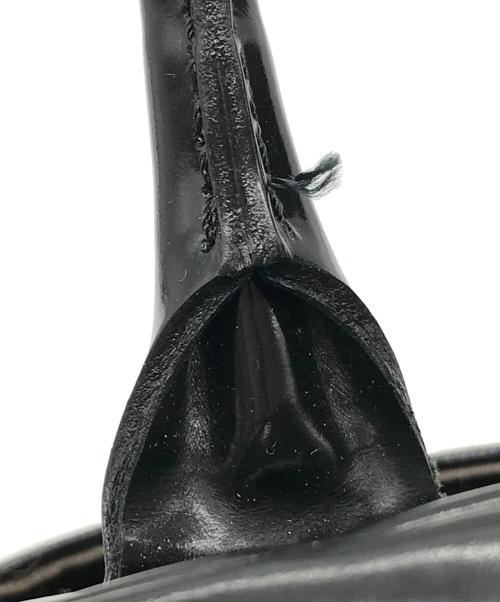 COMME des GARCONS（コムデギャルソン）COMME des GARCONS (コムデギャルソン) パテントレザー 2WAY ミニハンドバッグ ブラック サイズ:-の古着・服飾アイテム