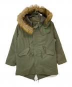 HOUSTONヒューストン）の古着「M-65 フィッシュテールパーカー」｜カーキ