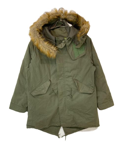HOUSTON（ヒューストン）HOUSTON (ヒューストン) M-65 フィッシュテールパーカー カーキ サイズ:X-SMALLの古着・服飾アイテム