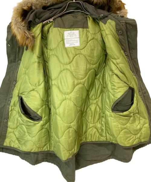 HOUSTON（ヒューストン）HOUSTON (ヒューストン) M-65 フィッシュテールパーカー カーキ サイズ:X-SMALLの古着・服飾アイテム