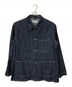 Engineered Garmentsエンジニアドガーメンツ）の古着「WORKADAY Utility Jacket Printed」｜インディゴ