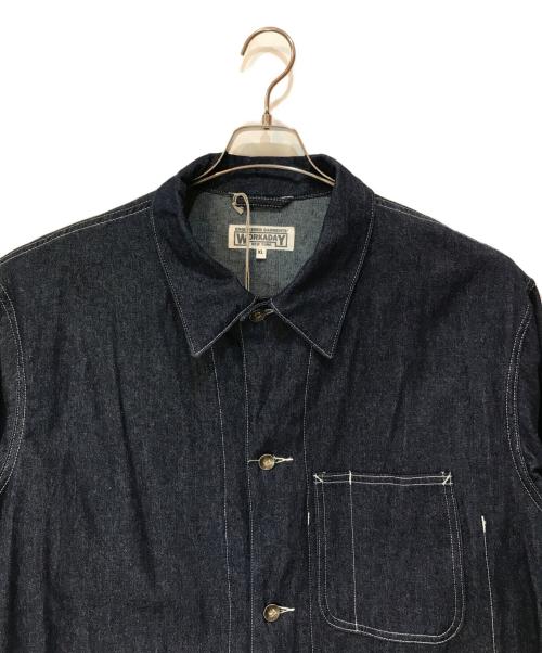 Engineered Garments（エンジニアドガーメンツ）Engineered Garments (エンジニアド ガーメンツ) WORKADAY Utility Jacket Printed インディゴ サイズ:XLの古着・服飾アイテム