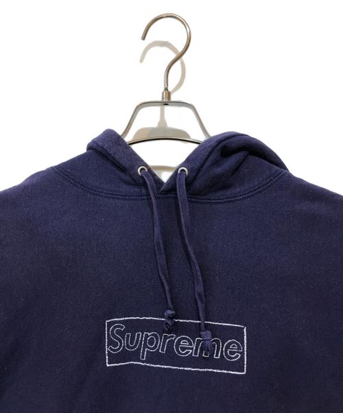 SUPREME（シュプリーム）SUPREME (シュプリーム) 21SS KAWS Chalk Logo Hooded Sweatshirt パープル サイズ:XLの古着・服飾アイテム