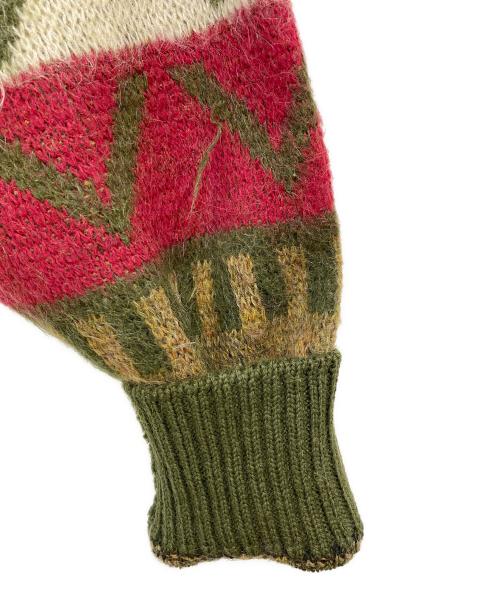 Citation Club by PURITAN（サイテーション クラブ バイ ピューリタン）Citation Club by PURITAN (サイテーション クラブ バイ ピューリタン) 60s モヘア混Vネックニット グリーン サイズ:40の古着・服飾アイテム