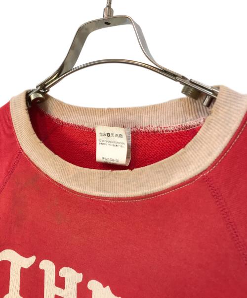 SAINT MICHAEL（セントマイケル）SAINT MICHAEL (セントマイケル) RGLN SWT SH/FELT レッド サイズ:XLの古着・服飾アイテム