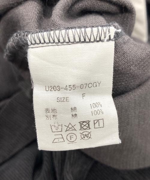 HUIS.（ハウス）HUIS. (ハウス) シャトルコーデュロイワンピース チャコールグレー サイズ:FREEの古着・服飾アイテム