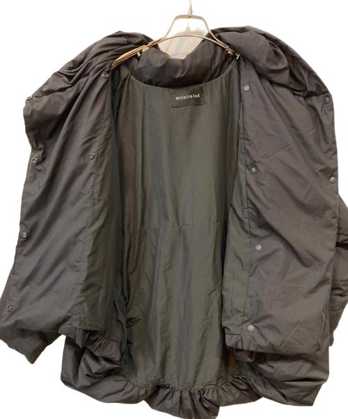 mizuiro-ind（ミズイロインド）mizuiro-ind (ミズイロインド) hooded short down JK/フーデッドショートダウンジャケット ブラック サイズ:Freeの古着・服飾アイテム