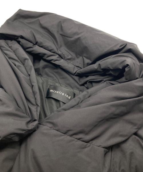 mizuiro-ind（ミズイロインド）mizuiro-ind (ミズイロインド) hooded short down JK/フーデッドショートダウンジャケット ブラック サイズ:Freeの古着・服飾アイテム