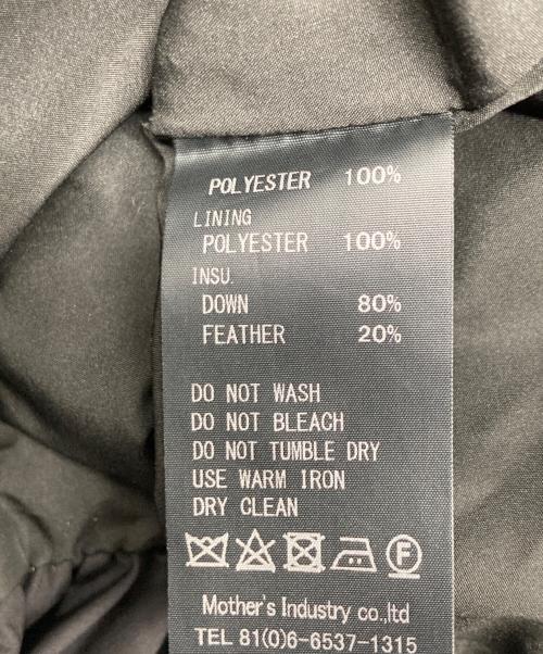 mizuiro-ind（ミズイロインド）mizuiro-ind (ミズイロインド) hooded short down JK/フーデッドショートダウンジャケット ブラック サイズ:Freeの古着・服飾アイテム