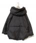 mizuiro-ind (ミズイロインド) hooded short down JK/フーデッドショートダウンジャケット ブラック サイズ:Free：13000円