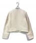 BABYLONE (バビロン) ツイードクルーネックジャケット アイボリー サイズ:F：8000円