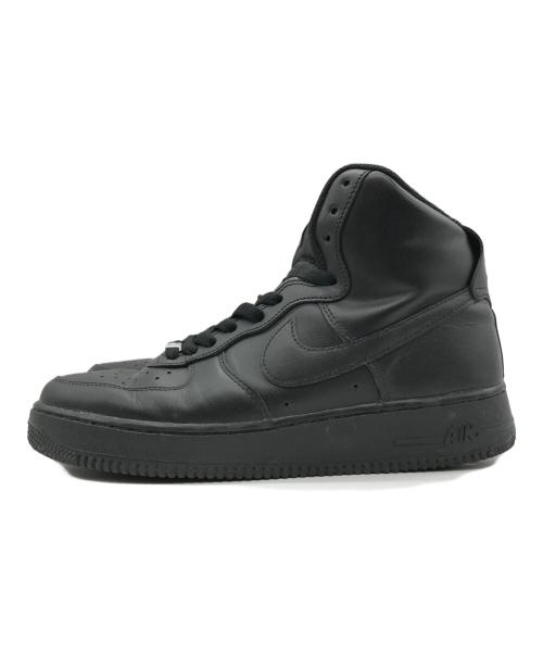 NIKE（ナイキ）NIKE (ナイキ) AIR FORCE 1 HIGH 07(エア フォース 1 ハイ 07)/ハイカットスニーカー BLACK/BLACK サイズ:US9の古着・服飾アイテム
