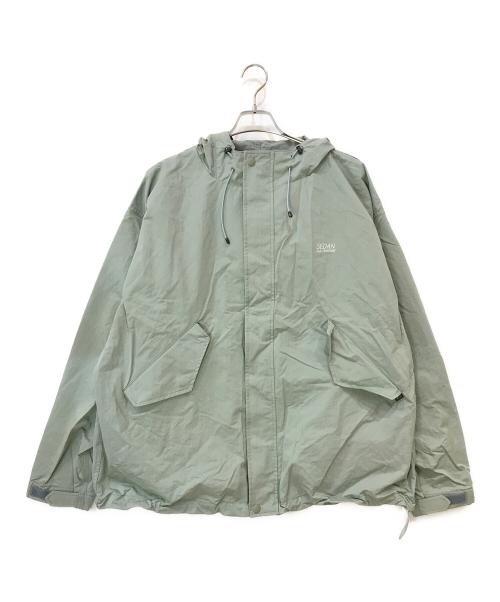SEDAN ALL-PURPOSE（セダンオールパーパス）SEDAN ALL-PURPOSE (セダンオールパーパス) NYCO Hooded Jacket カーキ サイズ:XXLの古着・服飾アイテム