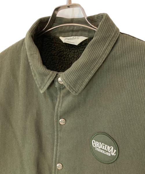 TENDERLOIN（テンダーロイン）TENDERLOIN (テンダーロイン) 15AW T-COACH JKT PIQUE(T-コーチジャケットピケ) カーキ サイズ:XLの古着・服飾アイテム