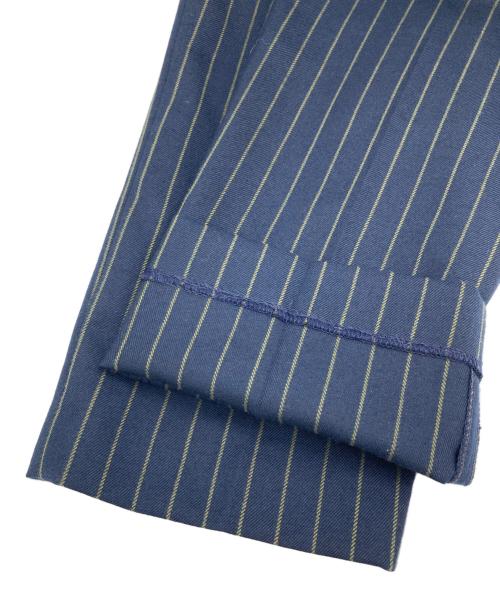 Acne studios（アクネ ストゥディオズ）Acne studios (アクネ ストゥディオス) RYDER L PIN STR ストライプパンツ ネイビー サイズ:46の古着・服飾アイテム