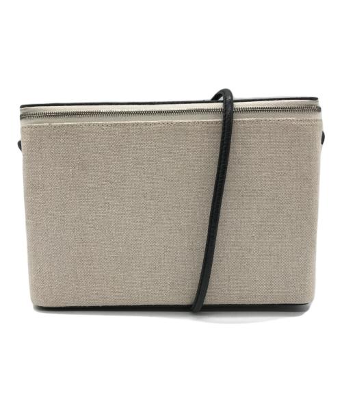 Aeta（アエタ）Aeta (アエタ) edition (エディション) リネンコンビ ミディアムボックスショルダーバッグ ベージュ サイズ:-の古着・服飾アイテム