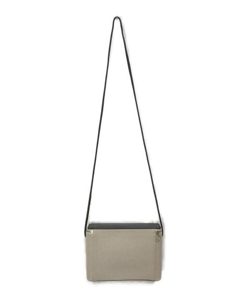 Aeta（アエタ）Aeta (アエタ) edition (エディション) リネンコンビ ミディアムボックスショルダーバッグ ベージュ サイズ:-の古着・服飾アイテム