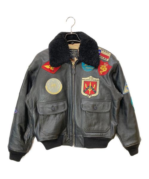 AVIREX（アヴィレックス）AVIREX (アヴィレックス) G-1 TOPGUN フライトジャケット ブラック サイズ:Sの古着・服飾アイテム