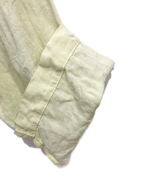 nest Robe（ネストローブ）nest Robe (ネストローブ) リネン近江晒ブザムシャツドレス イエロー サイズ:Fの古着・服飾アイテム