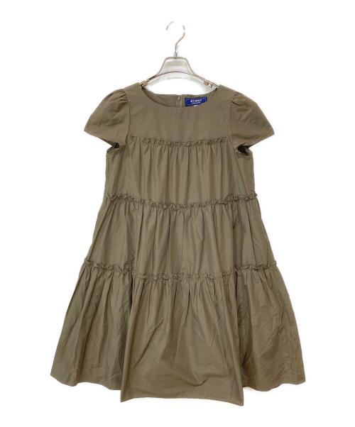 M'S GRACY（エムズグレイシー）M'S GRACY (エムズグレイシー) ティアードワンピース カーキ サイズ:38の古着・服飾アイテム