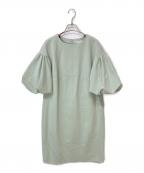 CELFORDセルフォード）の古着「ポンチコクーンワンピース」｜グリーン