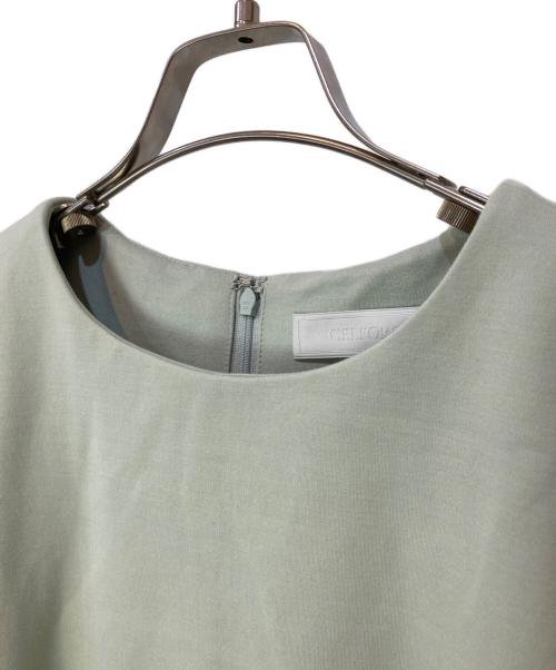 CELFORD（セルフォード）CELFORD (セルフォード) ポンチコクーンワンピース グリーン サイズ:36の古着・服飾アイテム