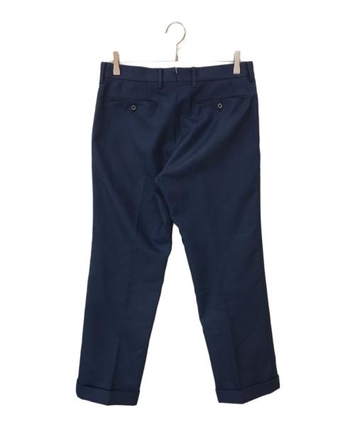 MACKINTOSH PHILOSOPHY（マッキントッシュ フィロソフィー）MACKINTOSH PHILOSOPHY (マッキントッシュ フィロソフィー) ポリエステルスラックスロングパンツ ネイビー サイズ:40の古着・服飾アイテム