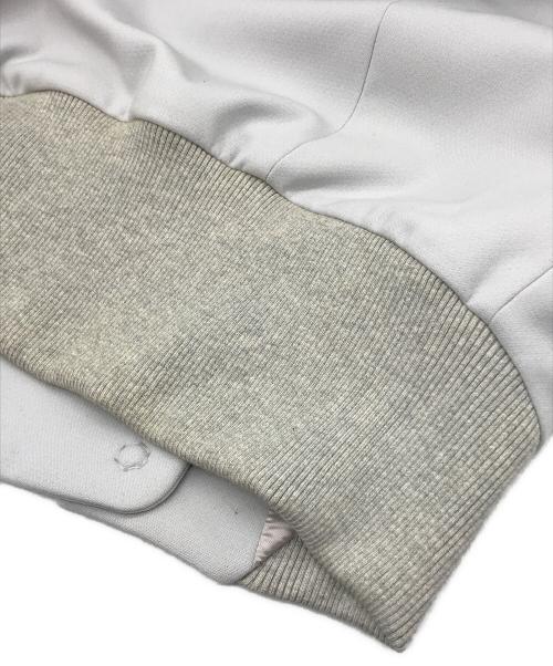 Maison Margiela（メゾンマルジェラ）Maison Margiela (メゾンマルジェラ) 14SS WOOL BLEND GABARDINE OVERSIZED BASEBALL JACKET グレー サイズ:38の古着・服飾アイテム