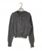 La TOTALITEラ ト―タリテ）の古着「FOX混カーディガン」｜グレー
