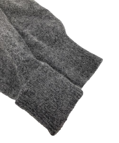 La TOTALITE（ラ ト―タリテ）La TOTALITE (ラ ト―タリテ) FOX混カーディガン グレー サイズ:-の古着・服飾アイテム