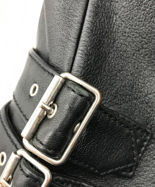 DIESEL（ディーゼル）DIESEL (ディーゼル) KRAMPIS ダブルライダースジャケット ブラック サイズ:Sの古着・服飾アイテム