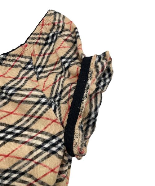 BURBERRY BLUE LABEL（バーバリー ブルー レーベル）BURBERRY BLUE LABEL (バーバリーロンドンブルーレーベル) ノヴァチェックノースリーブワンピース ベージュ サイズ:Mの古着・服飾アイテム