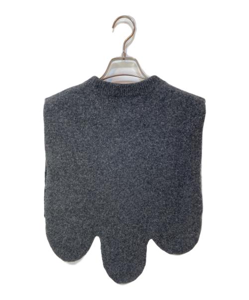 ENFOLD（エンフォルド）ENFOLD (エンフォルド) 圧縮ウール DROP VEST グレー サイズ:38の古着・服飾アイテム