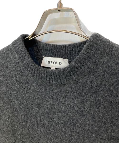 ENFOLD（エンフォルド）ENFOLD (エンフォルド) 圧縮ウール DROP VEST グレー サイズ:38の古着・服飾アイテム